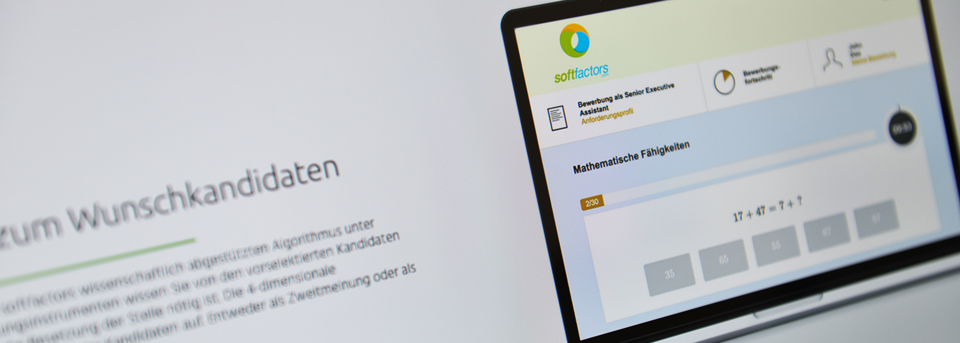 Acuenta News Bannerbild Acuenta setzt auf Online-Assessment von Softfactors